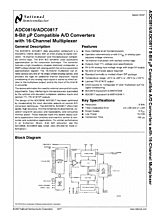 DataSheet ADC0817 pdf